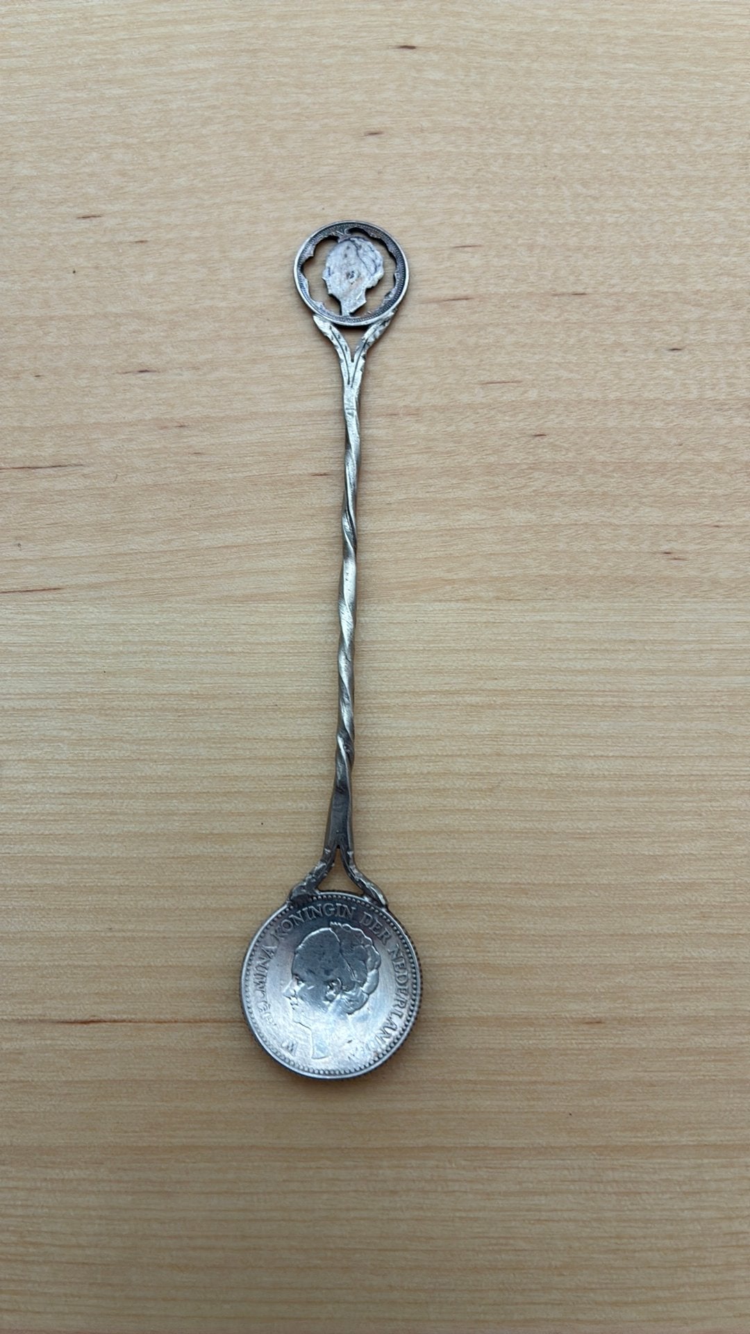 Zilver lepel stil verzet 10 en 25 cent Wilhelmina, Antiek en Kunst, Antiek | Bestek, Ophalen of Verzenden