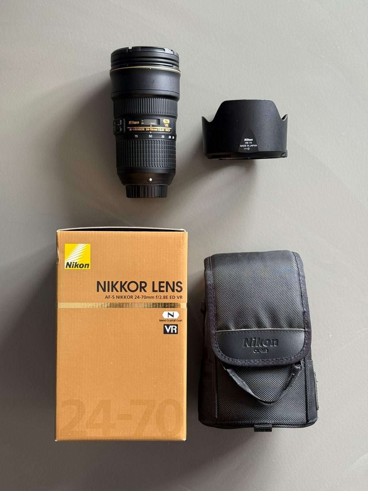 Nikon AF-S Nikkor 24-70 f/2.8E VR ED N, Audio, Tv en Foto, Fotografie | Lenzen en Objectieven, Beschermhoes/tas, Nikon, Ophalen of Verzenden