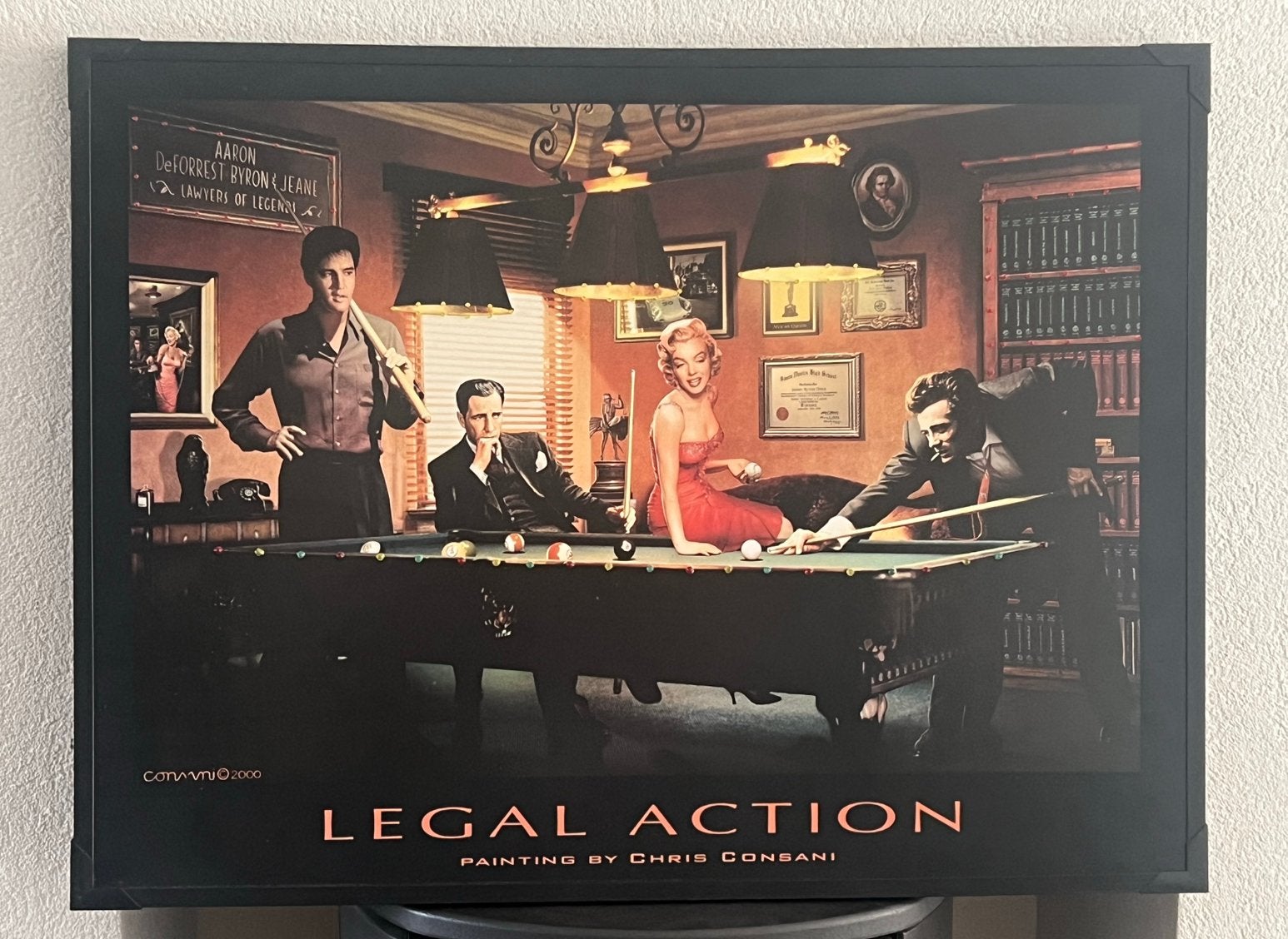 Legal Action Schilderij, Ophalen, Zo goed als nieuw, Overige onderwerpen