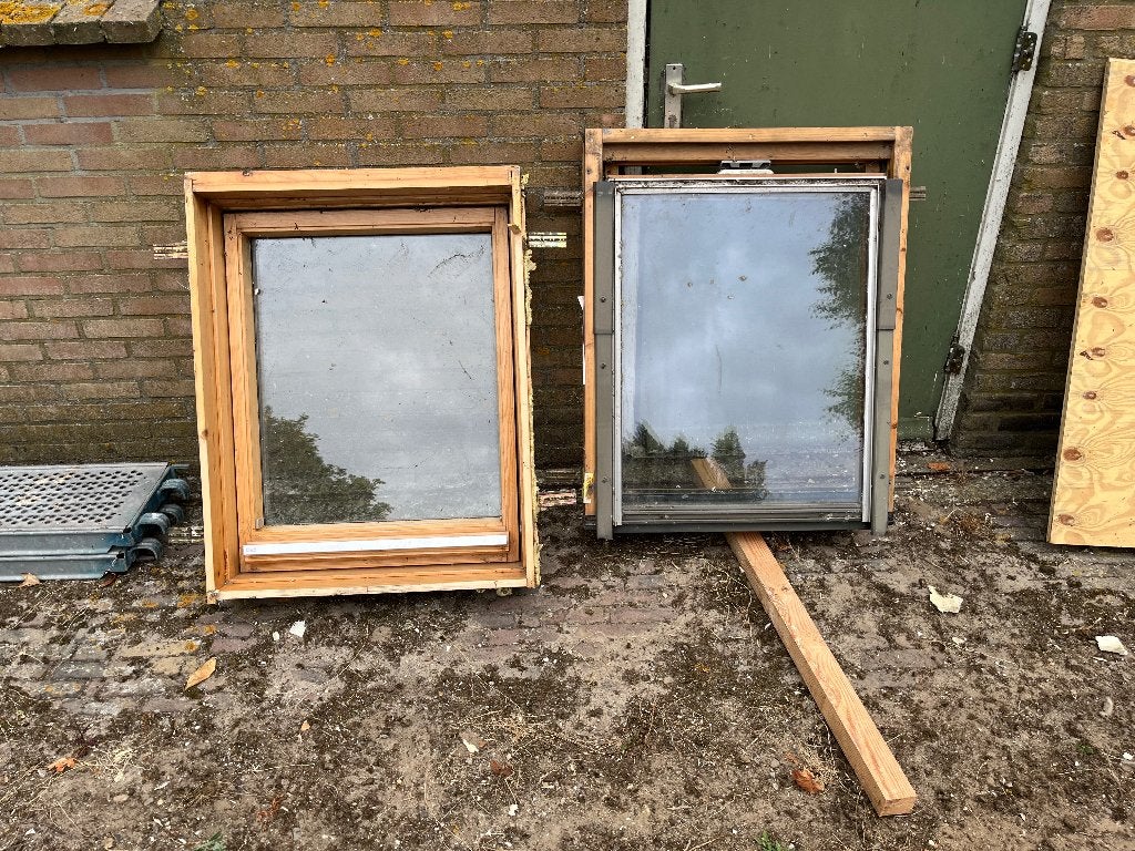 2! Stuks Velux dakraam, Ophalen, Gebruikt, Minder dan 80 cm, 80 tot 120 cm
