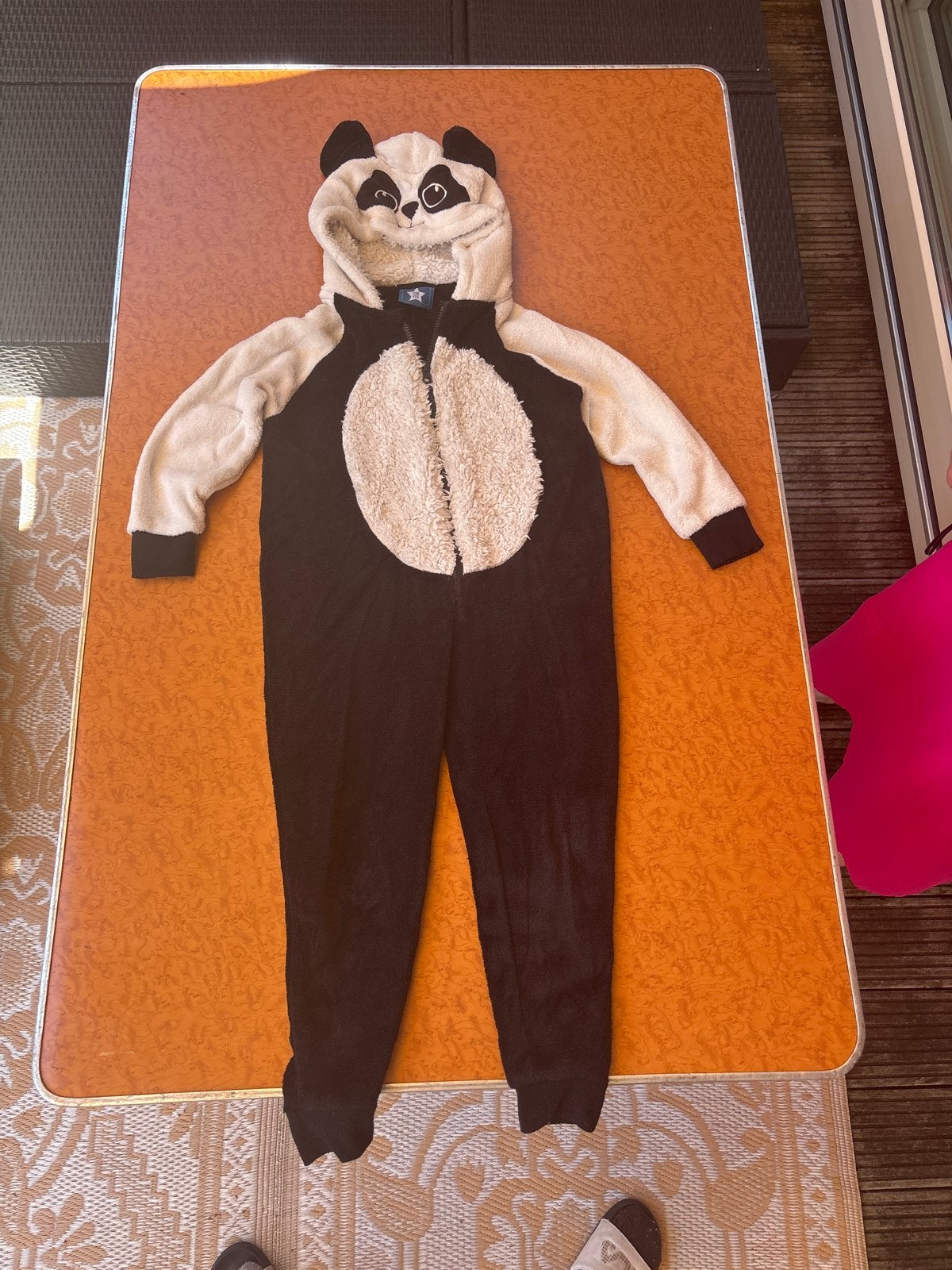 Leuke panda onesie maat 110/116, Ophalen of Verzenden, Gebruikt, Jongen of Meisje, Nacht- of Onderkleding