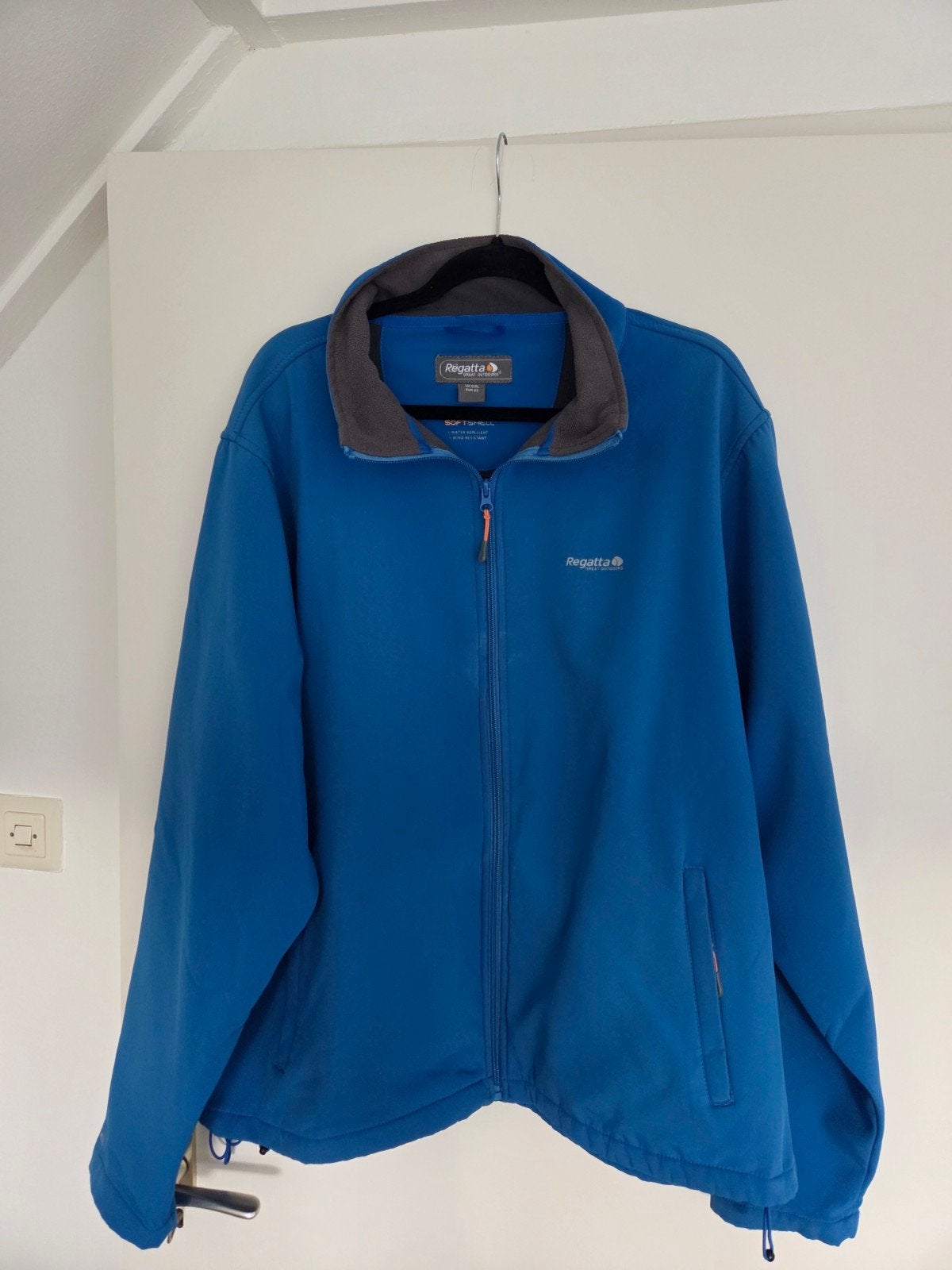 kjelvik softshell jas Heren maat 62, Blauw, Ophalen of Verzenden, Zo goed als nieuw, Overige maten