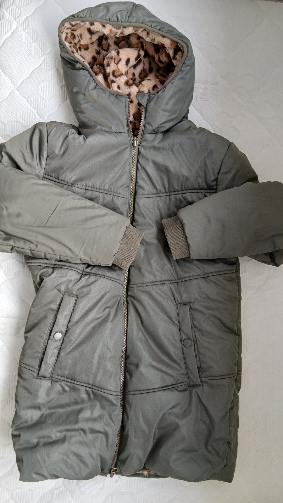 Mooie, aan beide kanten draagbare winterjas. maat 170 176, Meisje, Ophalen of Verzenden, Zo goed als nieuw, WE Fashion