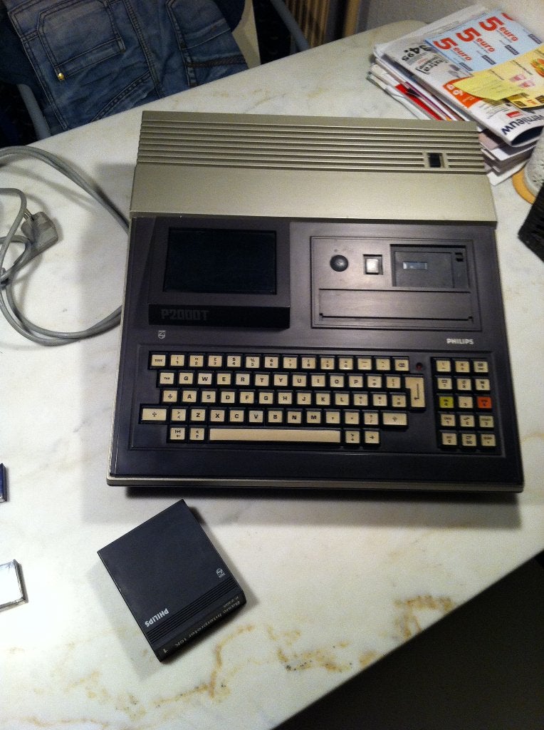 Philips P2000T cassettecomputer, Computers en Software, Ophalen of Verzenden, Philips