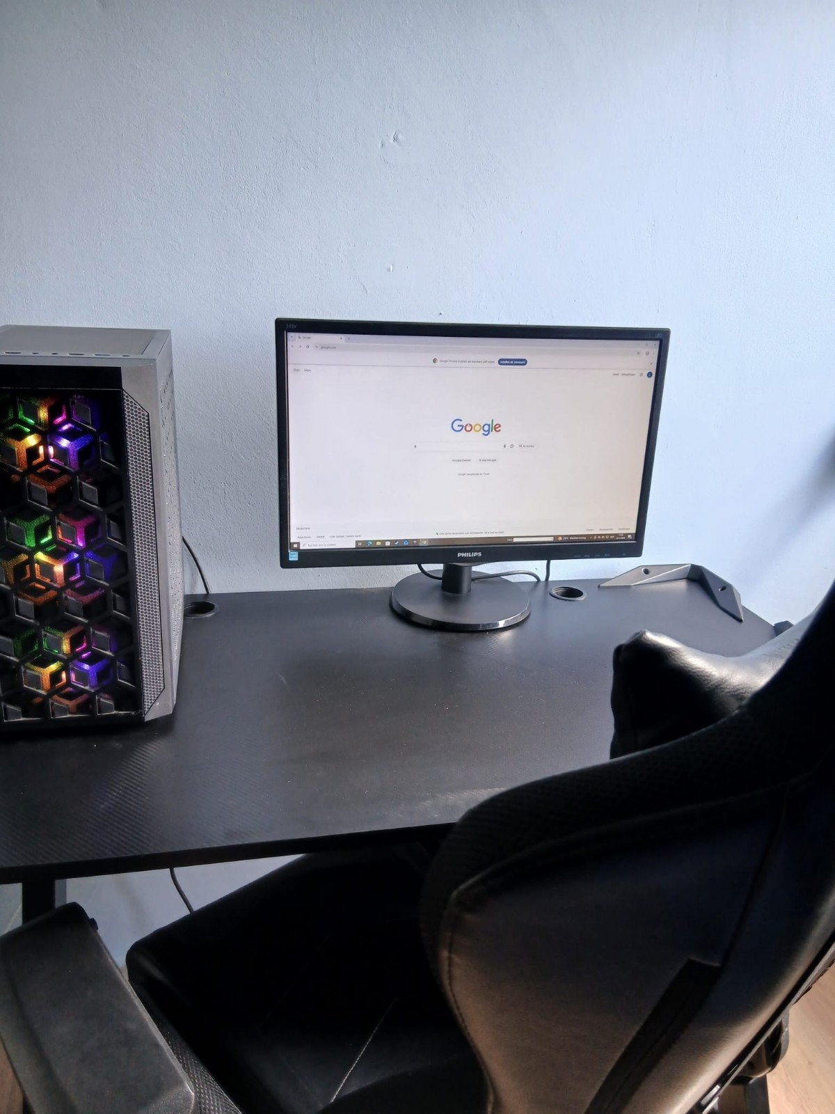 Pc gaming, incl monitor 24' 60hz €375,-, IPS, Full HD, 1 tot 2 ms, 60 Hz of minder