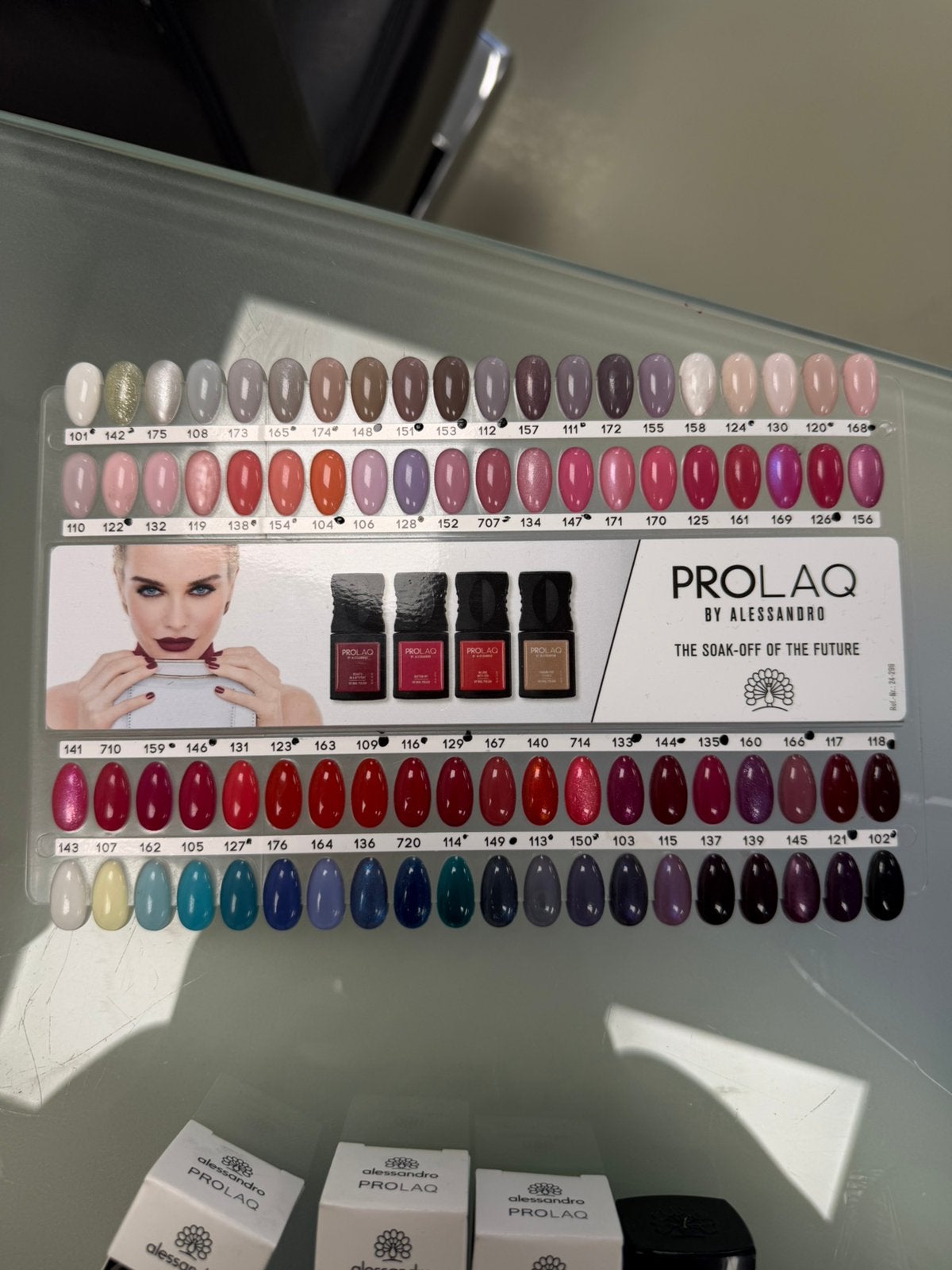 Gellak Set Prolaq Alessandro international, Ophalen, Overige kleuren, Zo goed als nieuw, Handen en Nagels