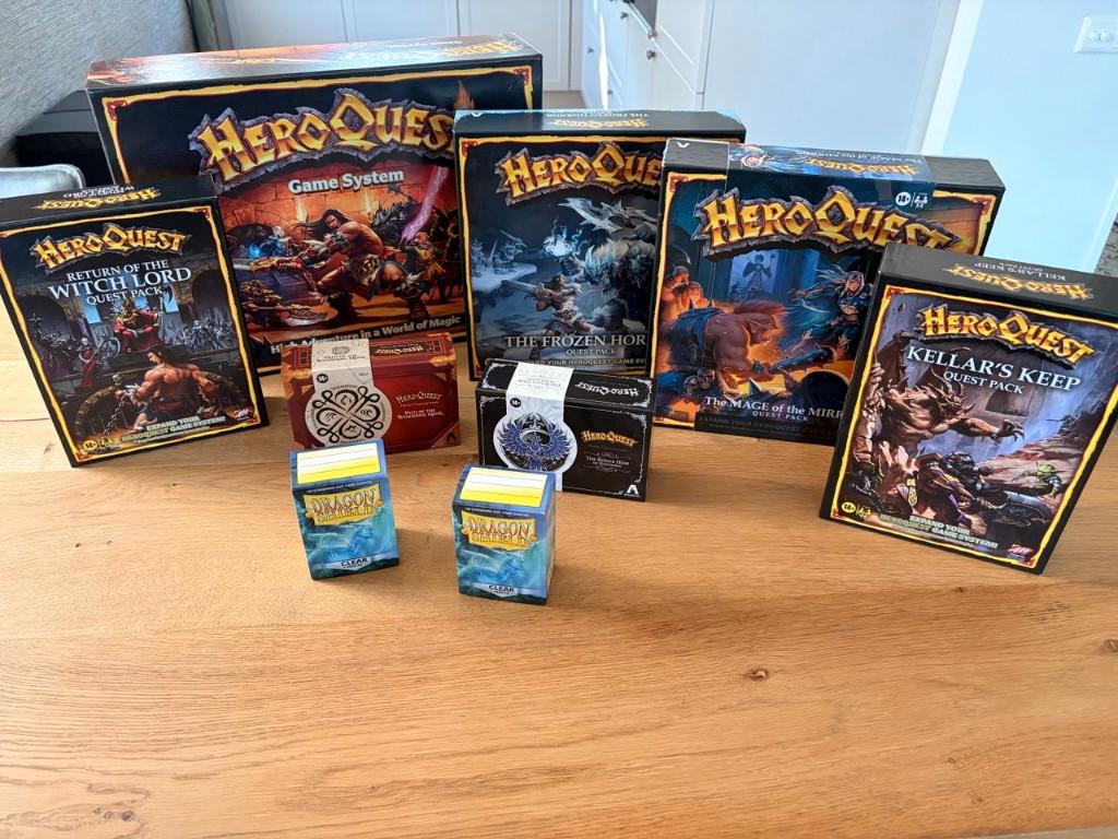 HeroQuest + Expansions, Hobby en Vrije tijd, Een of twee spelers, Ophalen of Verzenden, Nieuw, Avalon Hill Games