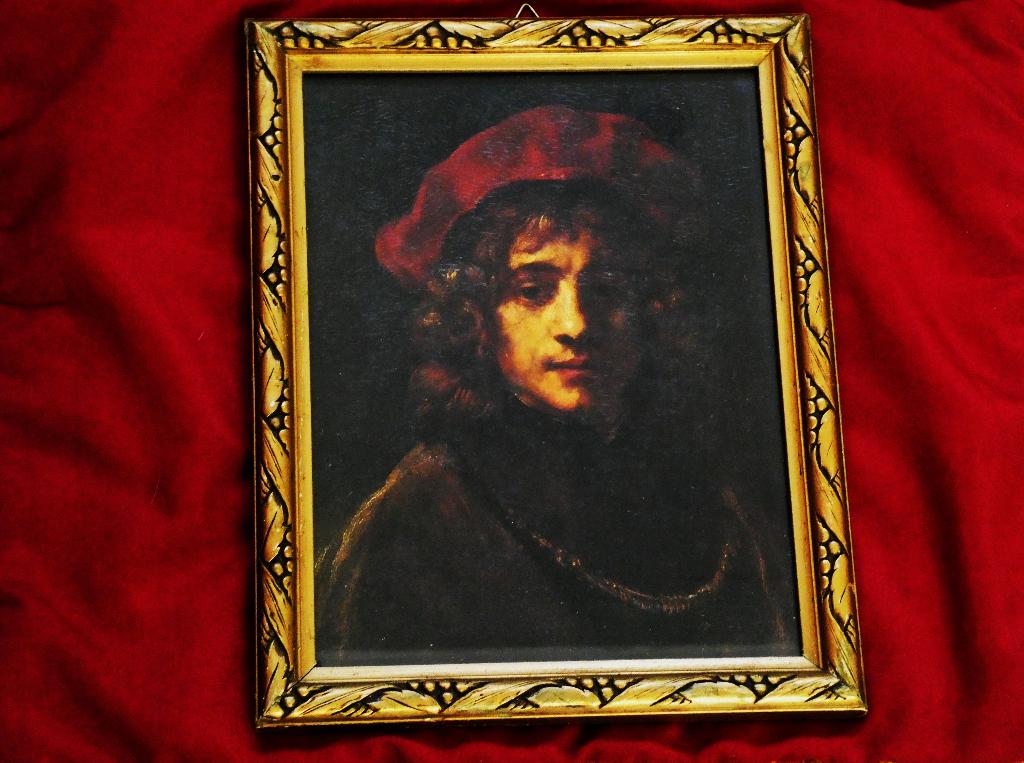 Titus zoon van Rembrandt en Saskia Uylenburgh oude prent, Antiek en Kunst, Ophalen of Verzenden