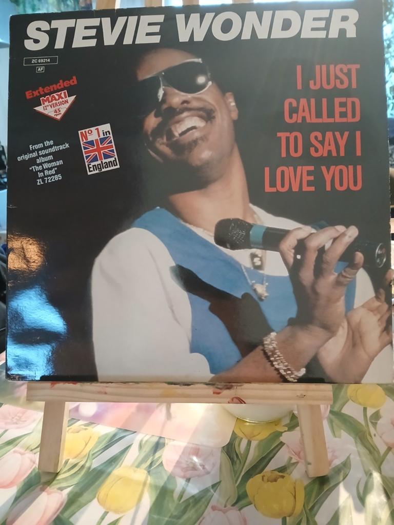 Stevie Wonder  I Just Called To Say I Love You (Maxi-Single, Ophalen of Verzenden, 1980 - 1989, Gebruikt, 12 inch
