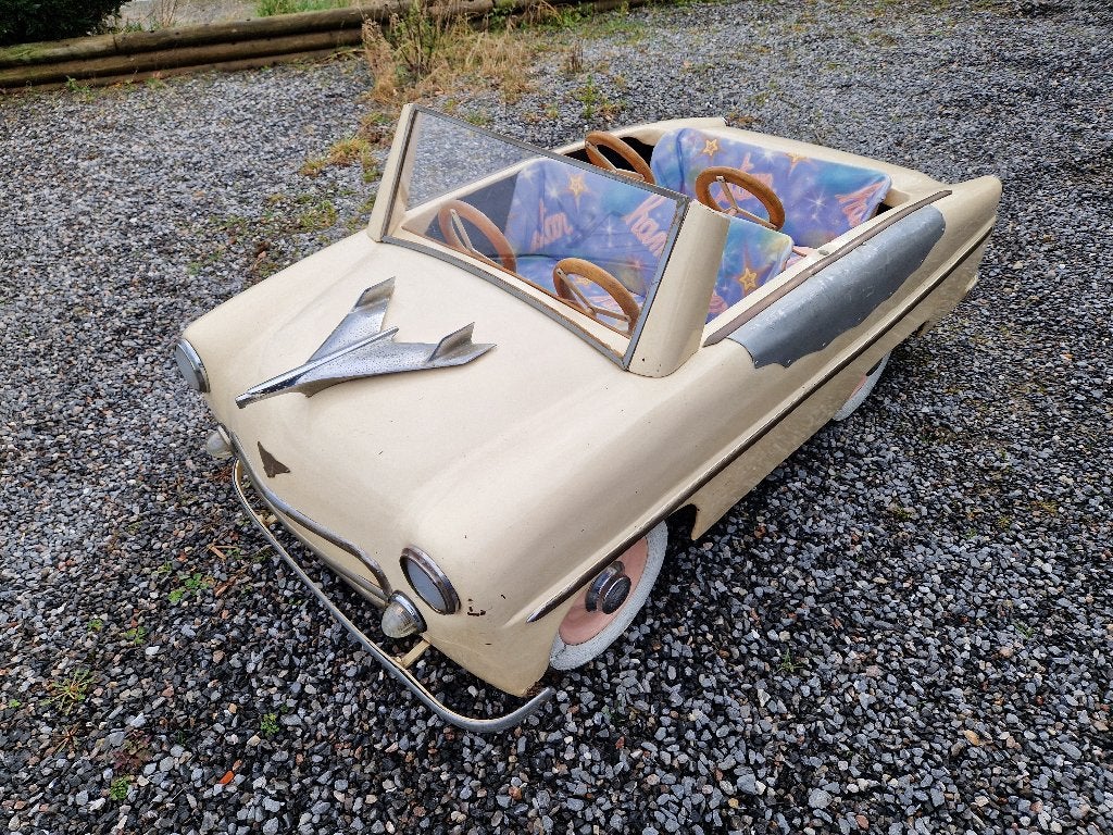 KERMIS AUTO AUTOPEDE MINIATURA DRAAIMOLEN VINTAGE FORD, Ophalen, Gebruikt