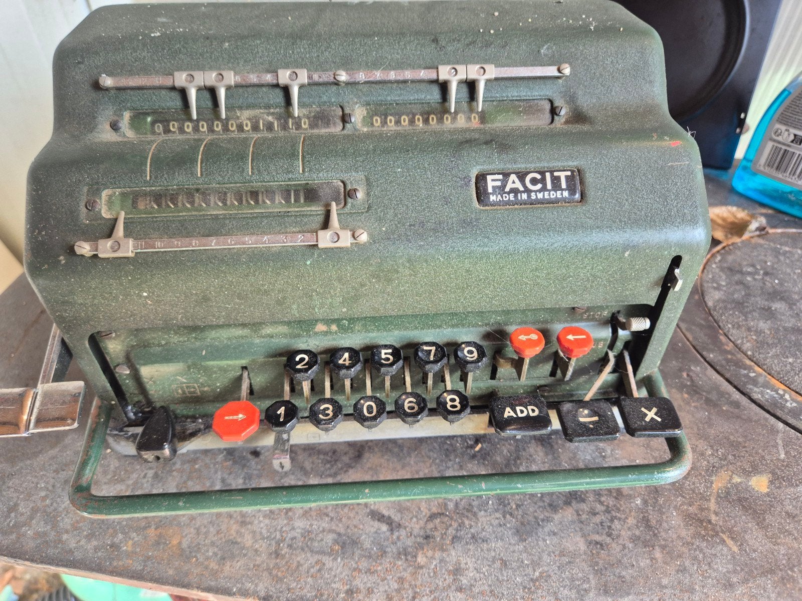Vintage Facit NEA Rekenmachine - Made in Sweden, Antiek en Kunst, Ophalen of Verzenden