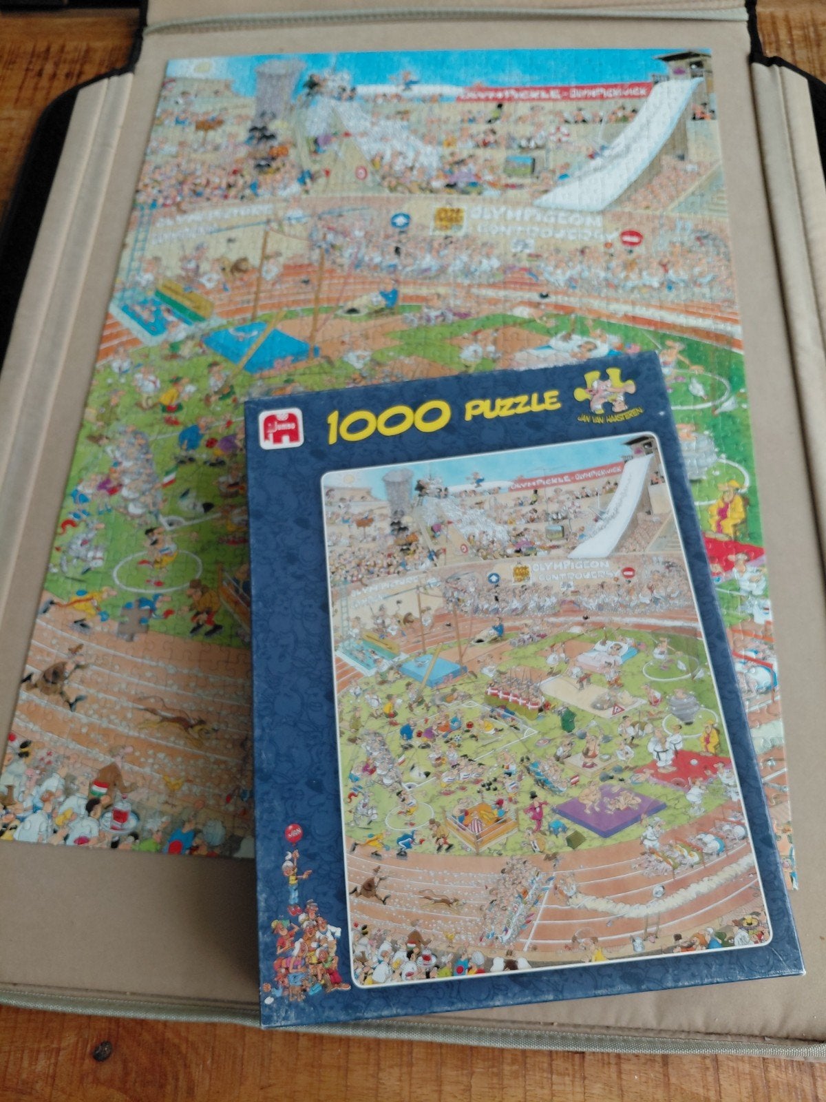 Jan van Haasteren - De Olympische Spelen (1000 stukjes), Ophalen, Gebruikt