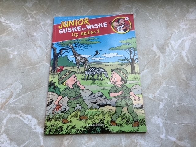 Junior Suske en Wiske: Op Safari, Boeken, Meerdere stripboeken, Ophalen of Verzenden, Zo goed als nieuw