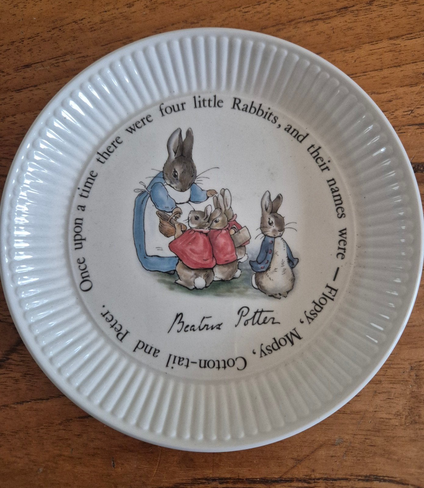 Wedgwood Peter Rabbit bordje - Beatrix Potter, Ophalen of Verzenden