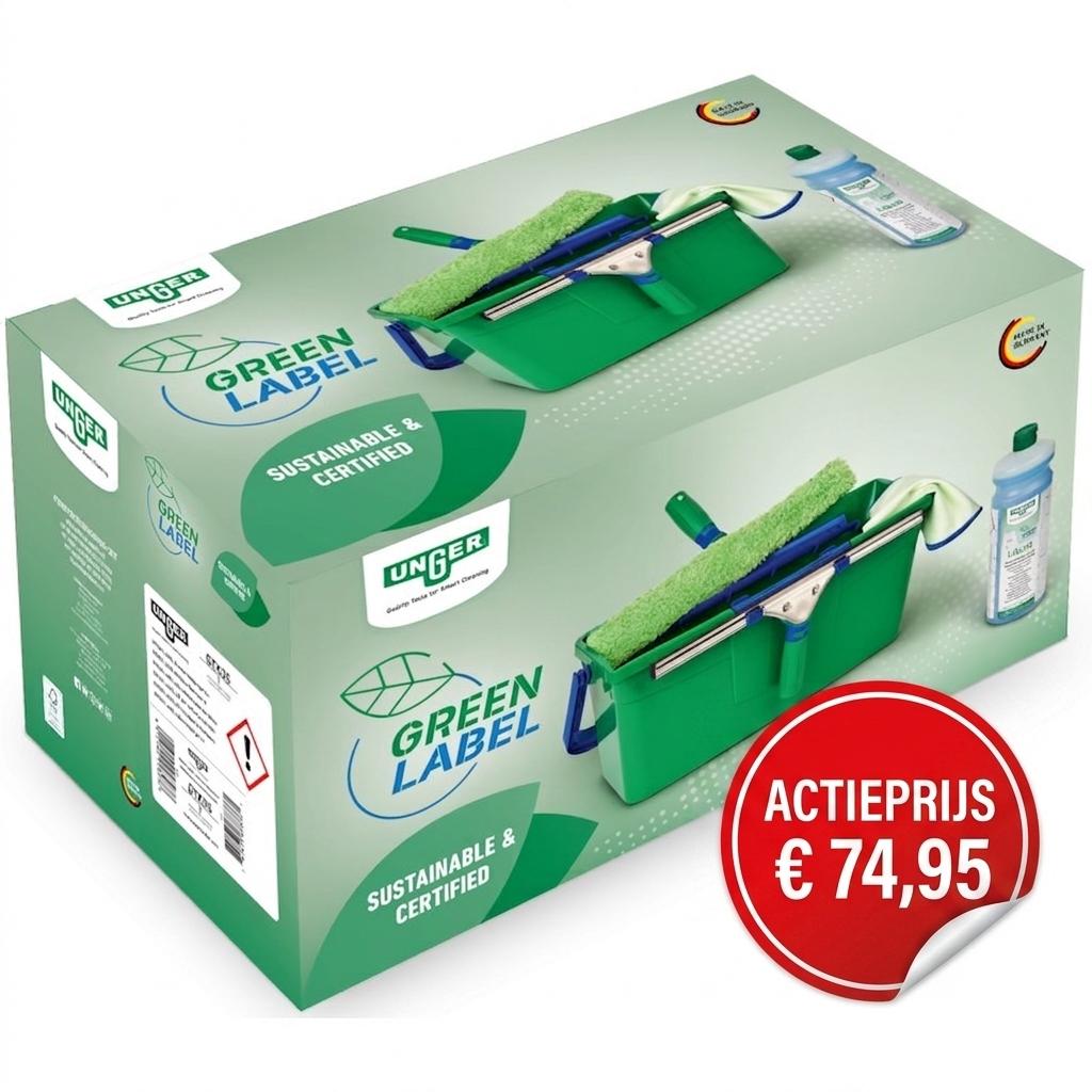 Unger Green Label Raamreinigingsset - Actieprijs!, Ophalen, Raamwisser of Trekker