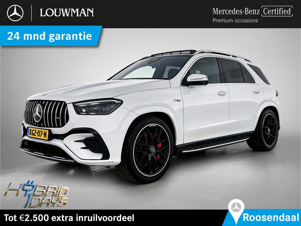 Mercedes-Benz GLE Mercedes-AMG 53 Hybrid 4MATIC+ | Trekhaak, Auto's, Mercedes-Benz, Automaat, 12 maanden, Automatische klimaatregeling