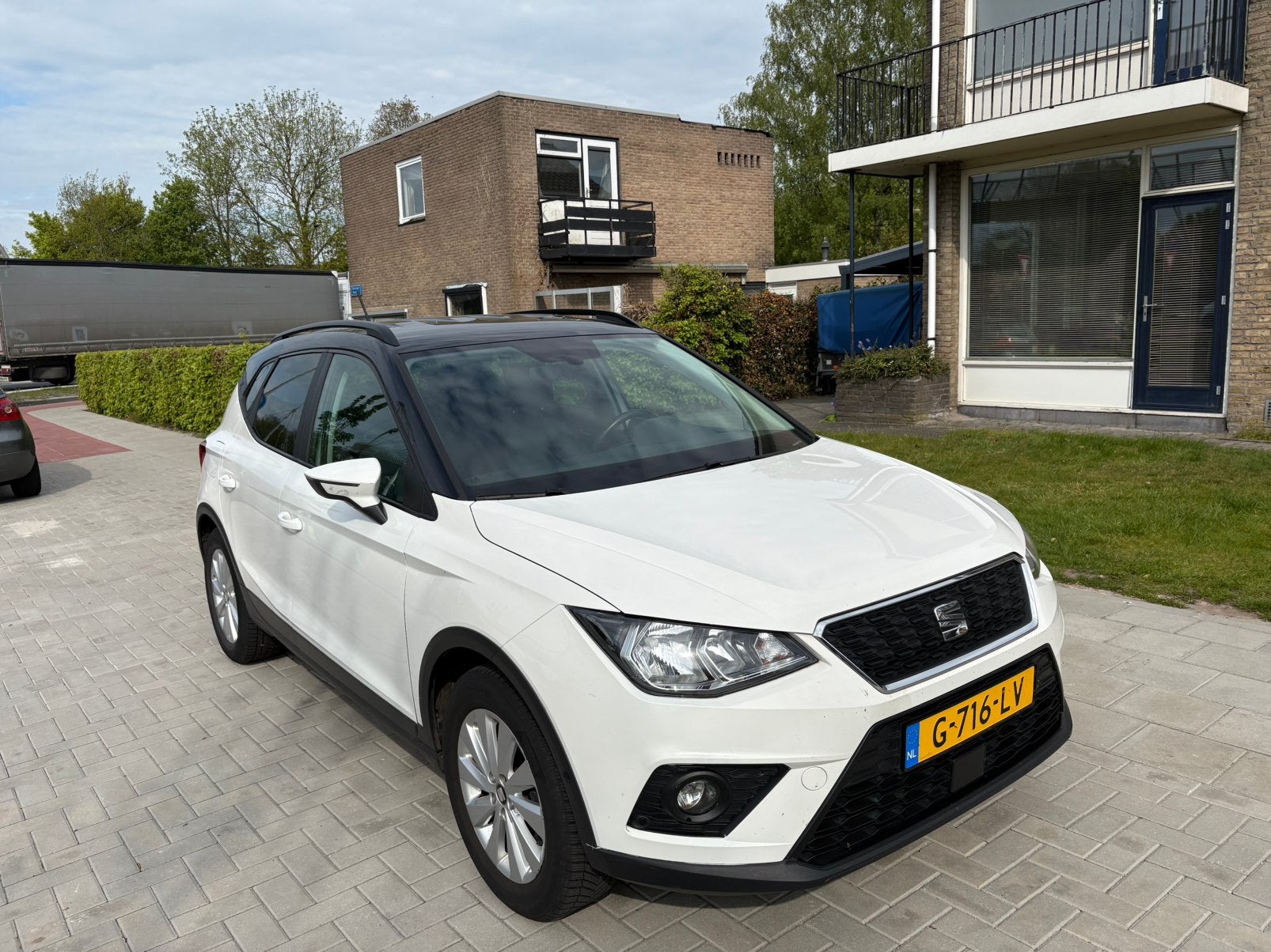 Seat Arona 1.0 TSI 95pk 11/2019 Wit camera android keyless, Auto's, Voorwielaandrijving, Stof, 95 pk, Parkeerassistent