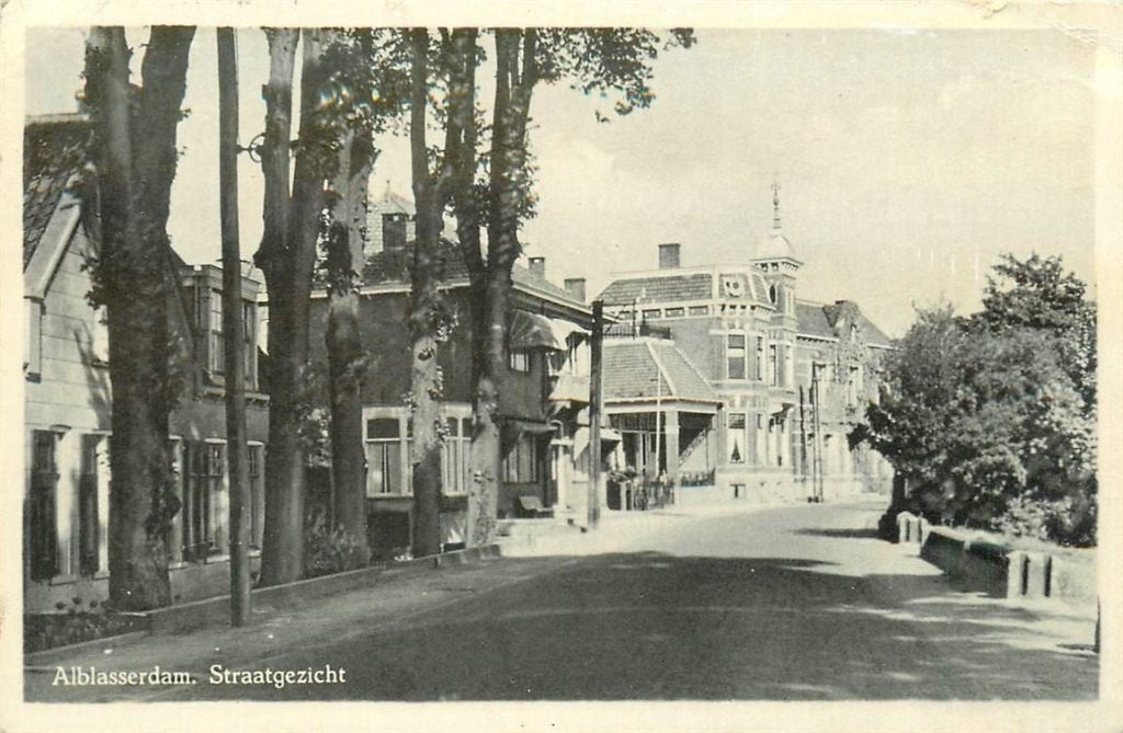701-342-023 Alblasserdam Straatgezicht, Verzenden, Voor 1920, Zuid-Holland