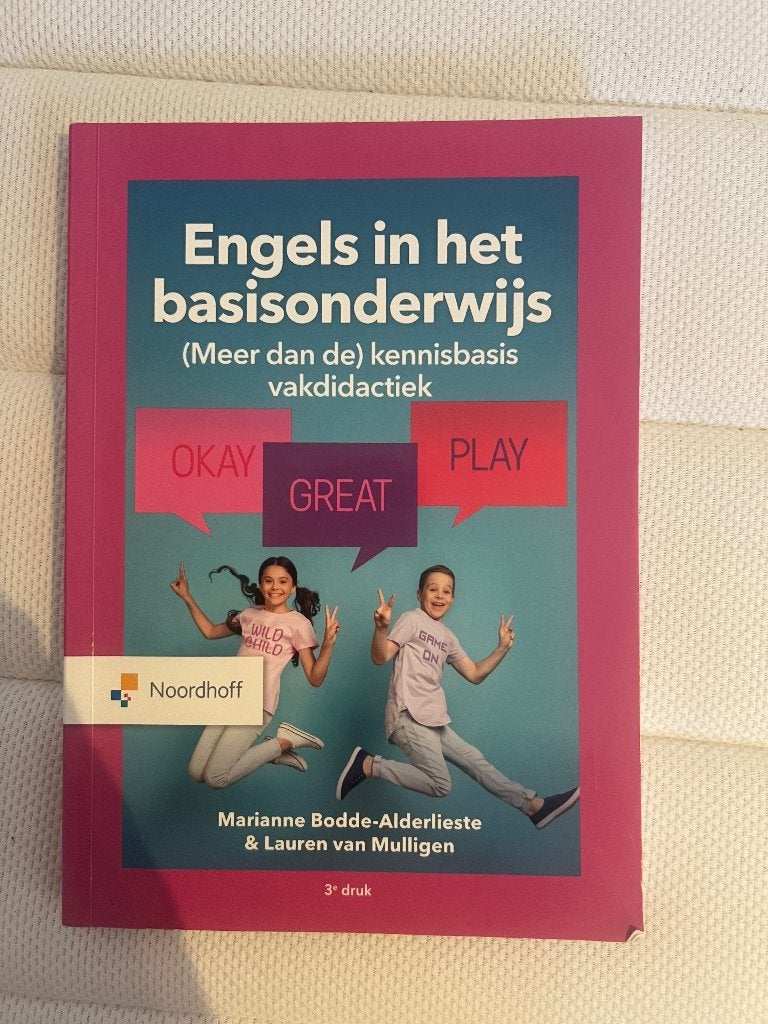 Engels in het basisonderwijs Pabo, Boeken, Engels, Verzenden, Noordhoff, Zo goed als nieuw