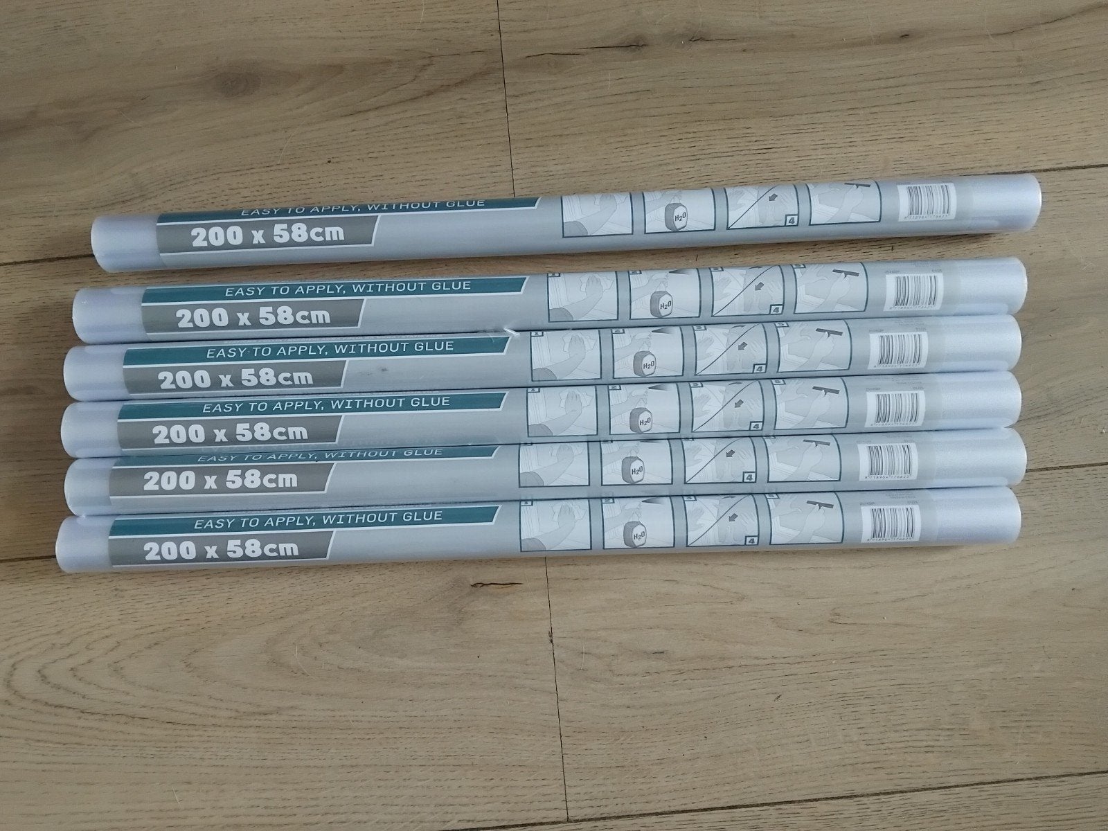 Nieuwe rollen inkijkwerende raamfolie 200x58cm, Action, Ophalen, Minder dan 80 cm, Overige typen, Nieuw