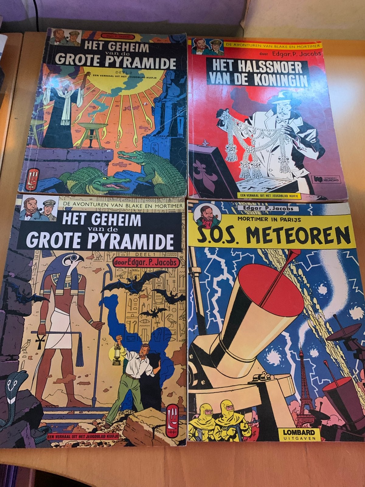 Blake en Mortimer stripboeken - 5 delen, Meerdere stripboeken, Ophalen of Verzenden, Gelezen