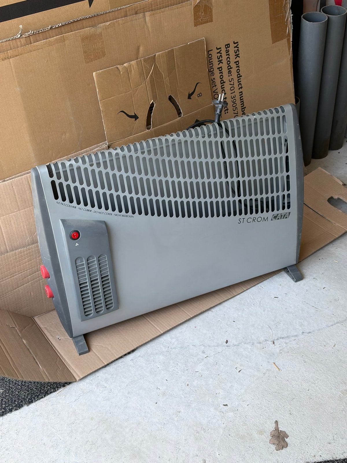 ST CROM CATA Elektrische Kachel 1913-2000W, Ophalen, 30 tot 80 cm, Gebruikt, Kachel