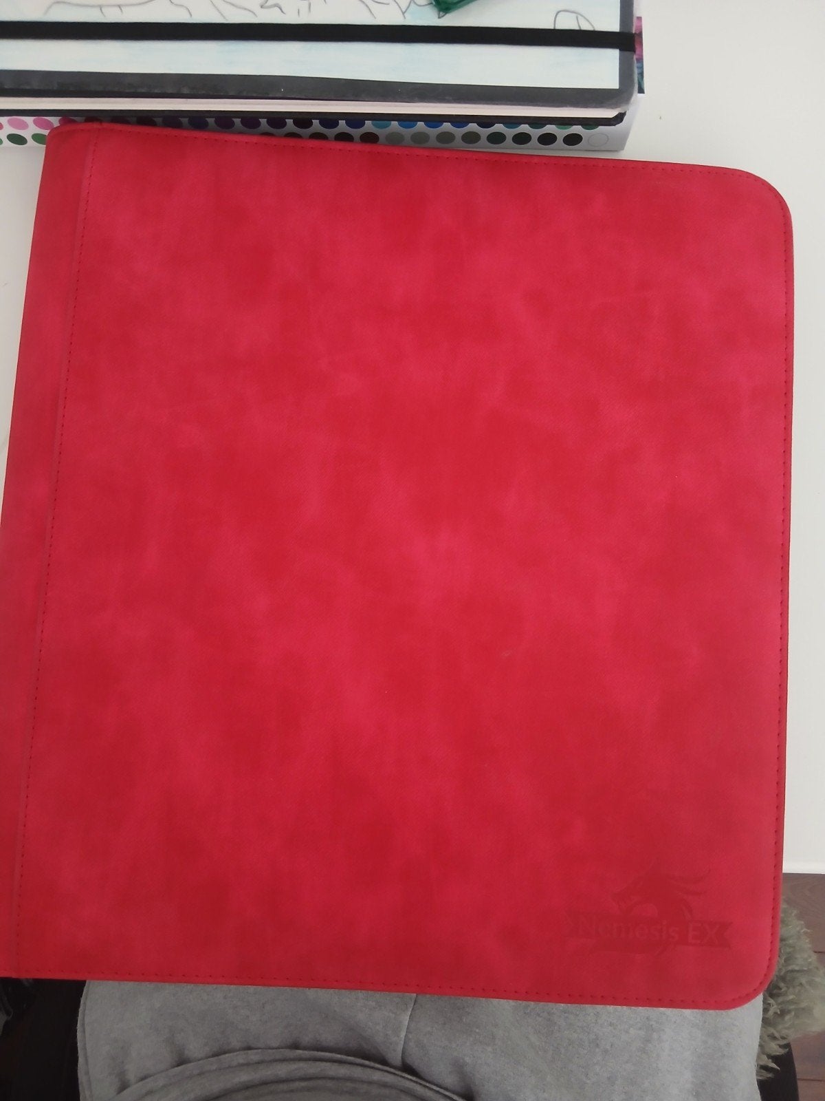12 pocket Binder Rood - Dragons EXX, Ophalen, Zo goed als nieuw, Overige typen