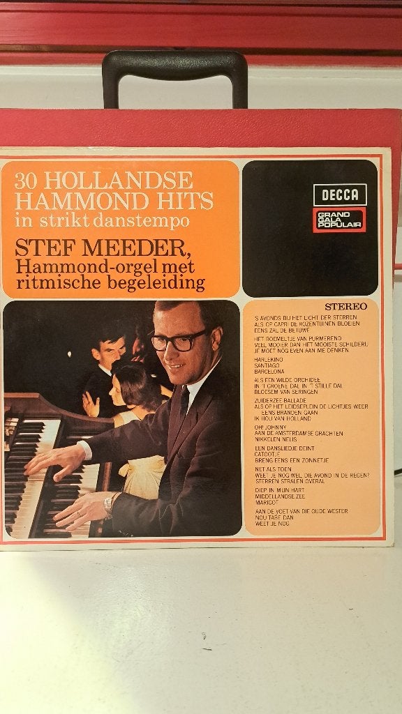 30 Hollandse Hammond Hits - Stef Meeder LP (Z259-32), LP, Overige genres, Ophalen of Verzenden, Zo goed als nieuw