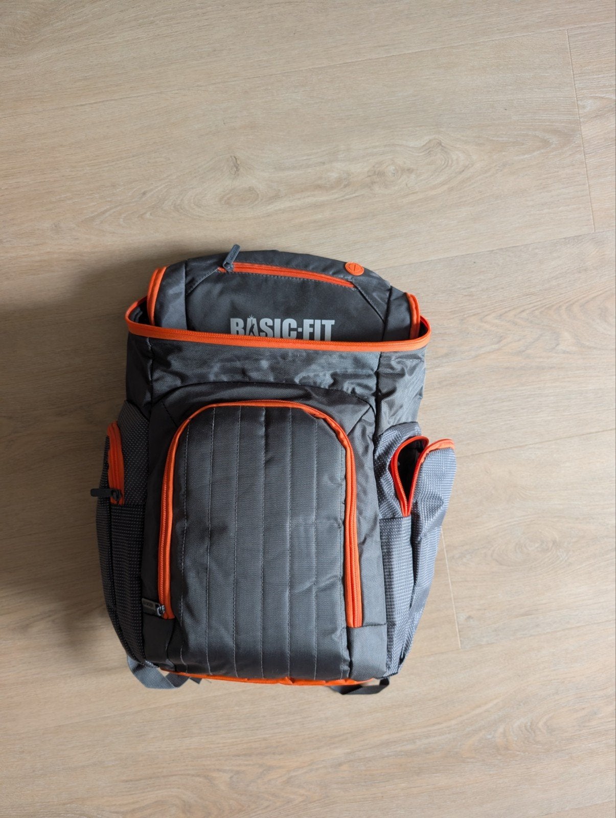 Basic-Fit Rugzak Grijs/Oranje, Ophalen of Verzenden, Nieuw