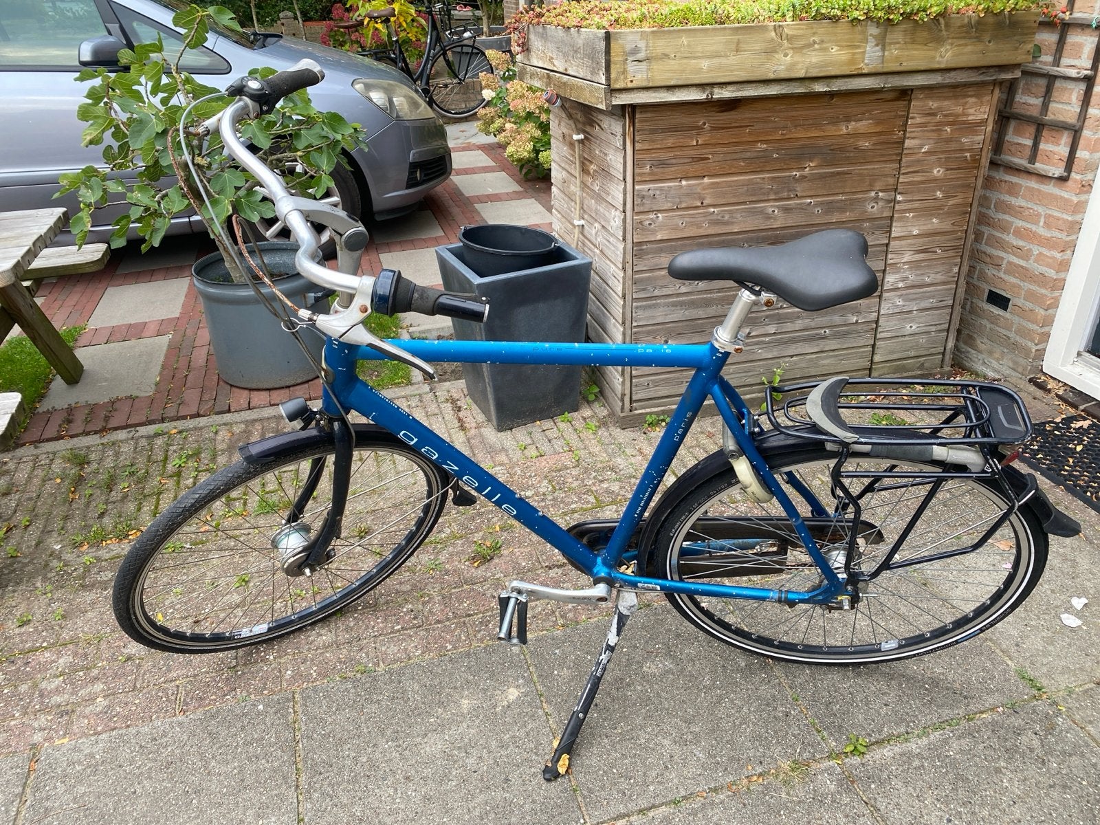 Gazelle stadsfiets - Blauw - Opknapper, Ophalen, Gebruikt, Velgrem, Versnellingen