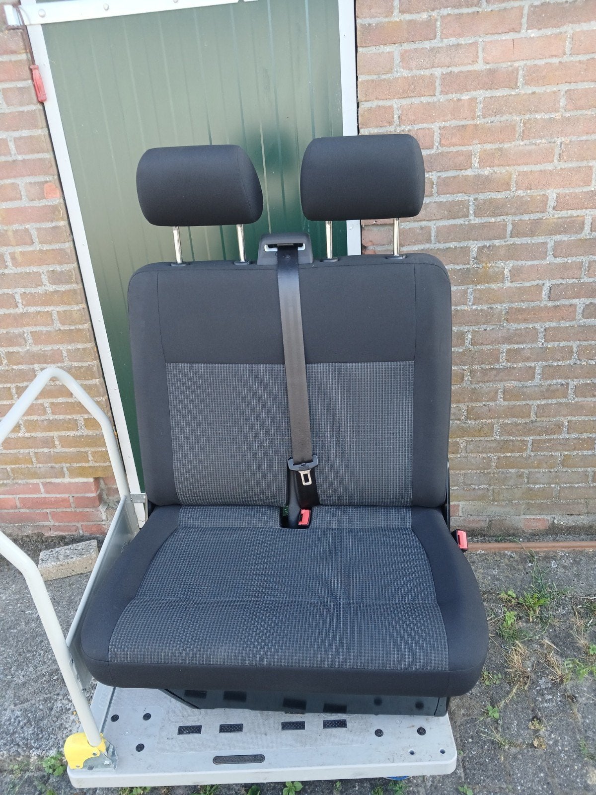 Zgan volkswagen transporter t5 t6 bijrijders bank stoel, Ophalen, Gebruikt, Volkswagen