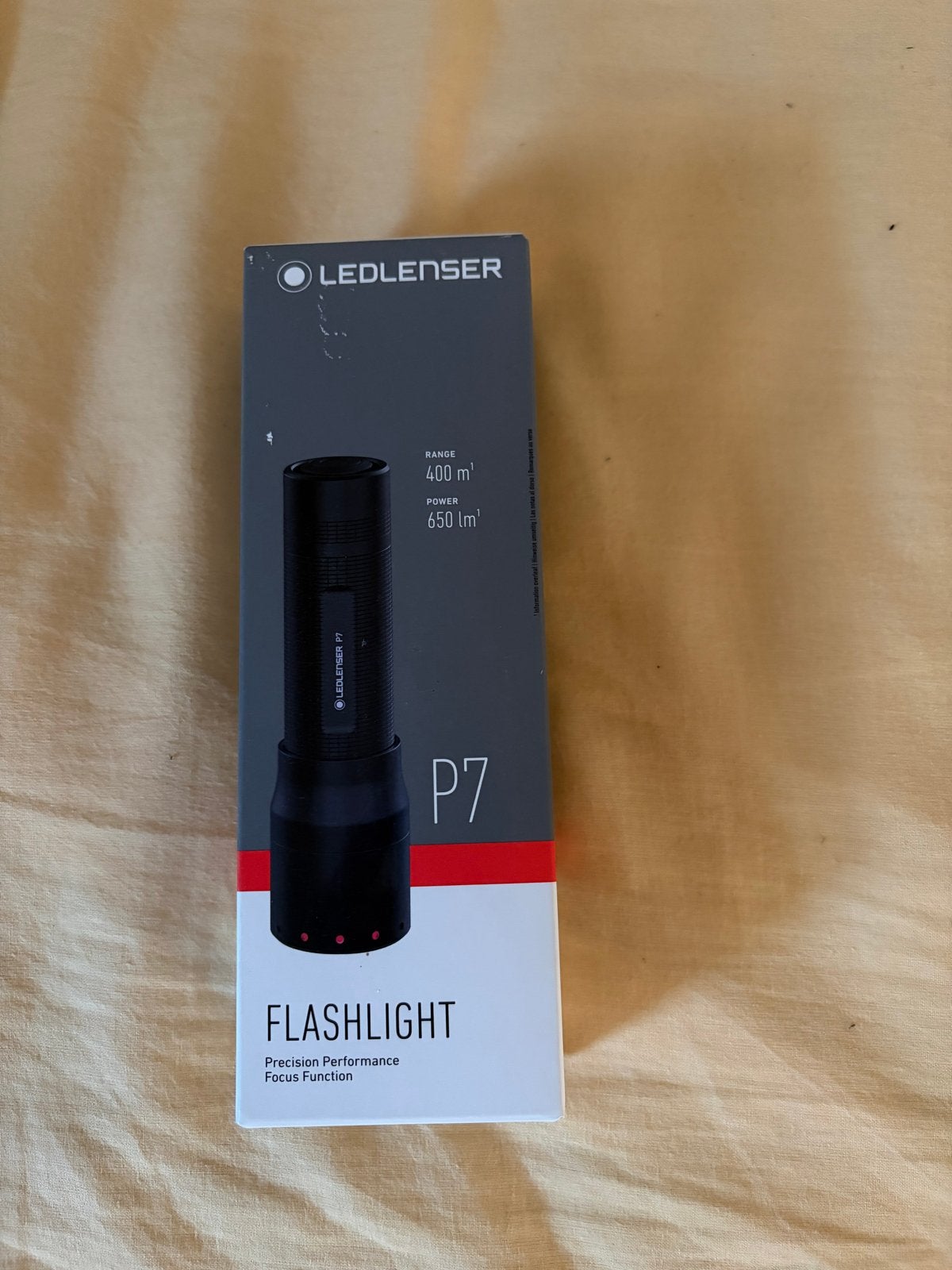 Ledlenser P7 Zaklamp - 650 lm, 400m bereik, Ophalen of Verzenden, Nieuw, Batterij