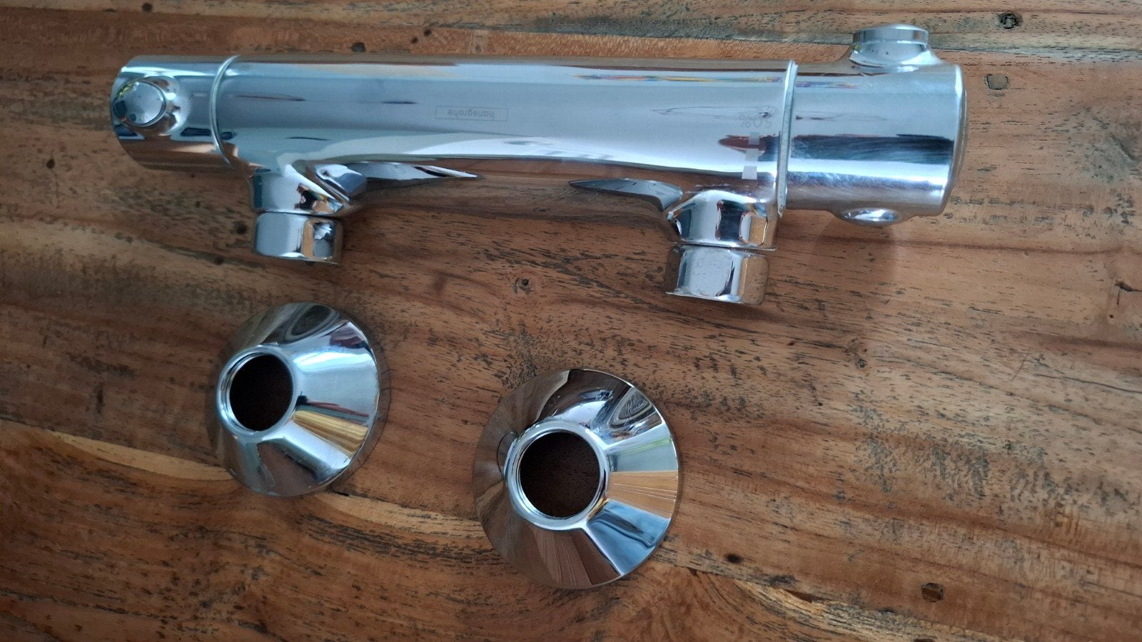 Thermostatisch douchemengkraan Hansgrohe, Doe-het-zelf en Verbouw, Sanitair, Ophalen of Verzenden, Zo goed als nieuw, Douche