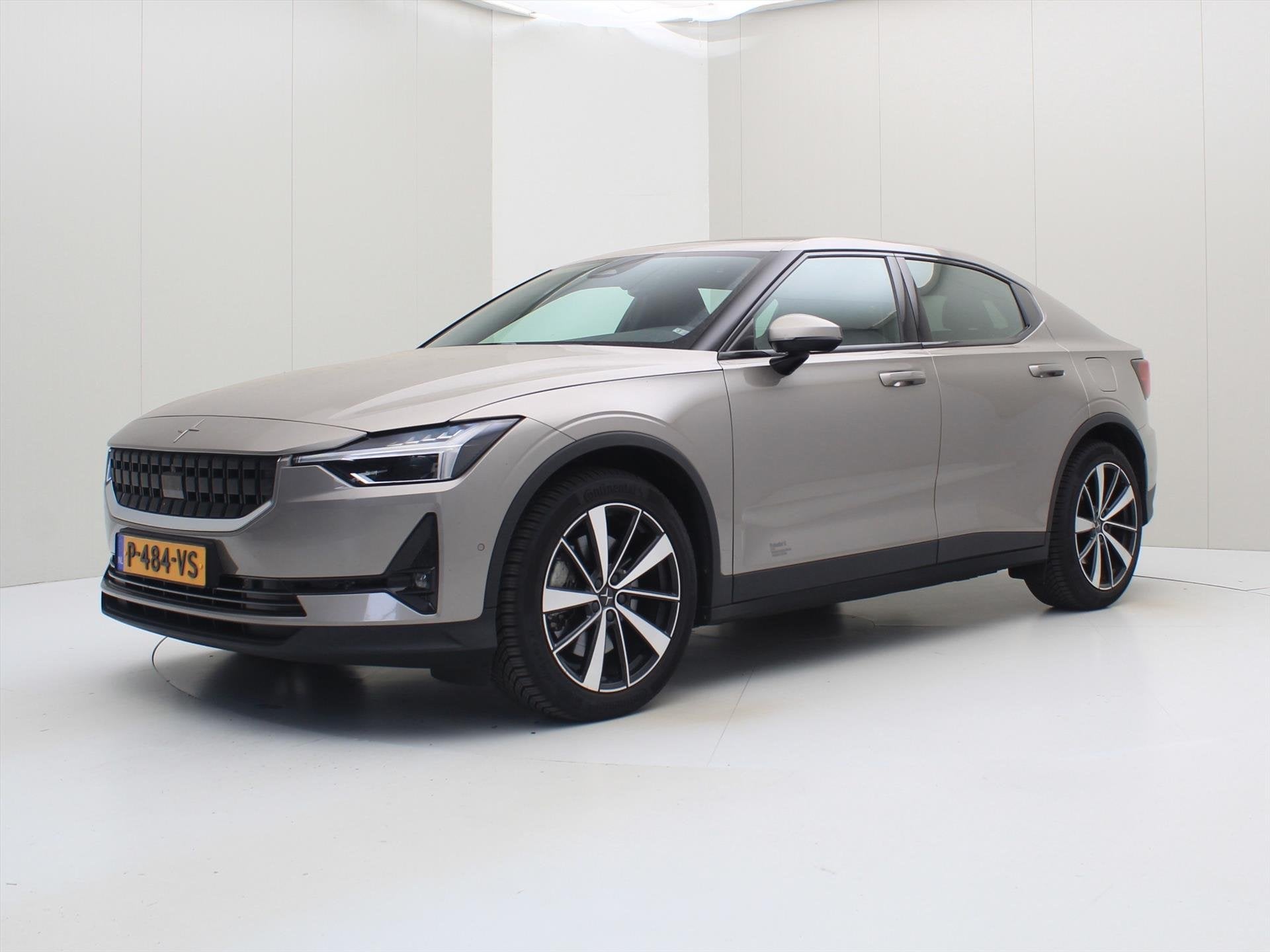 Polestar 2 Long Range Single Motor 231pk 92.3% SoH [ WARMTEP, Stof, Gebruikt, 1969 kg, Zilver of Grijs
