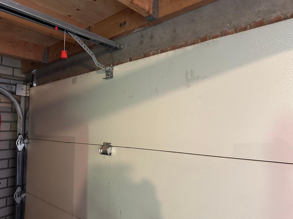 Electrische garagedeur (roldeur) in perfecte staat, Ophalen, Gebruikt, Garagedeur, 120 cm of meer