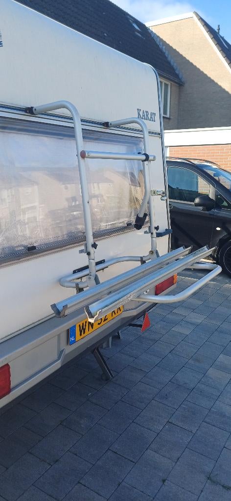 Fietsendrager caravan, Caravans en Kamperen, Ophalen, Zo goed als nieuw