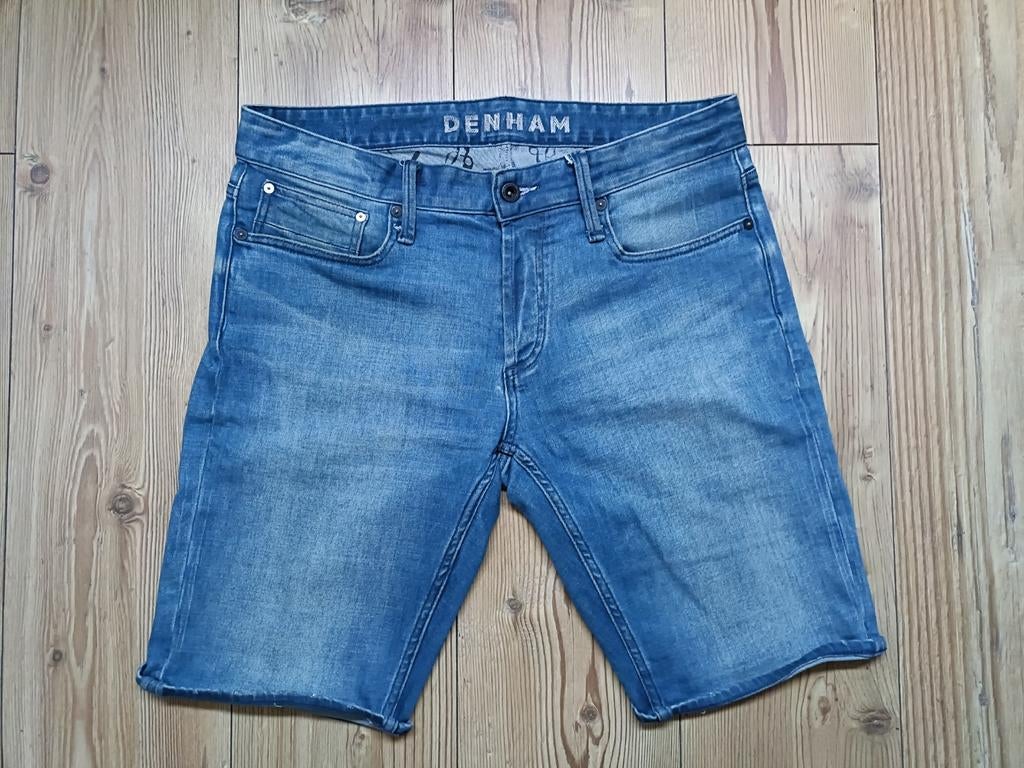 Denham Razor short maat 33, Ophalen of Verzenden, Zo goed als nieuw, Blauw, W32 (confectie 46) of kleiner