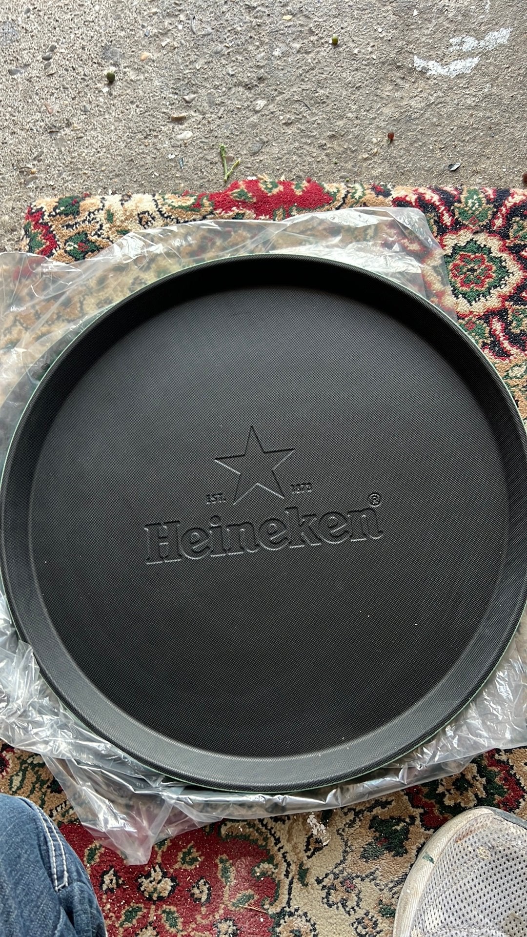 2nieuwe heineken dienbladen, Verzamelen, Biermerken, Ophalen, Zo goed als nieuw, Heineken