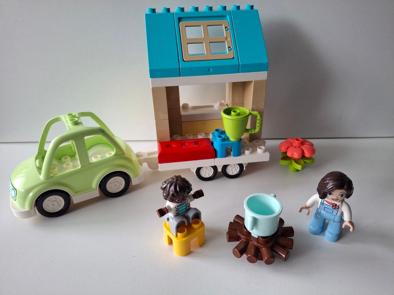 Duplo 10986. Huis op wielen. Kamperen. Vakantie, Kinderen en Baby's, Ophalen of Verzenden, Duplo