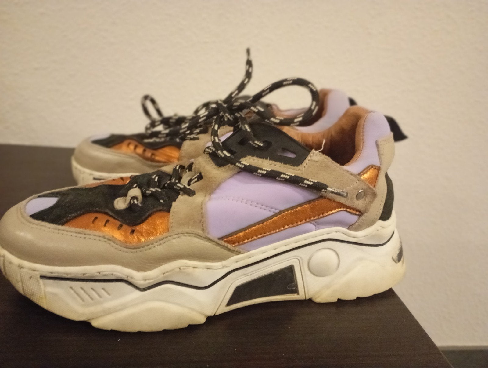 Trendy Sneakers DWRS - Maat 39  Multicolor, Kleding | Dames, Schoenen, Overige kleuren, Ophalen of Verzenden, Gedragen, Sneakers of Gympen