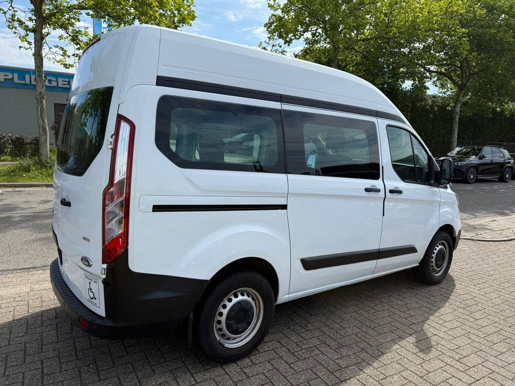 Ford Transit Custom 2.0 TDCI L1H2 Trend Automaat, Rolstoel /, Stof, 4 cilinders, 4 stoelen, Wit