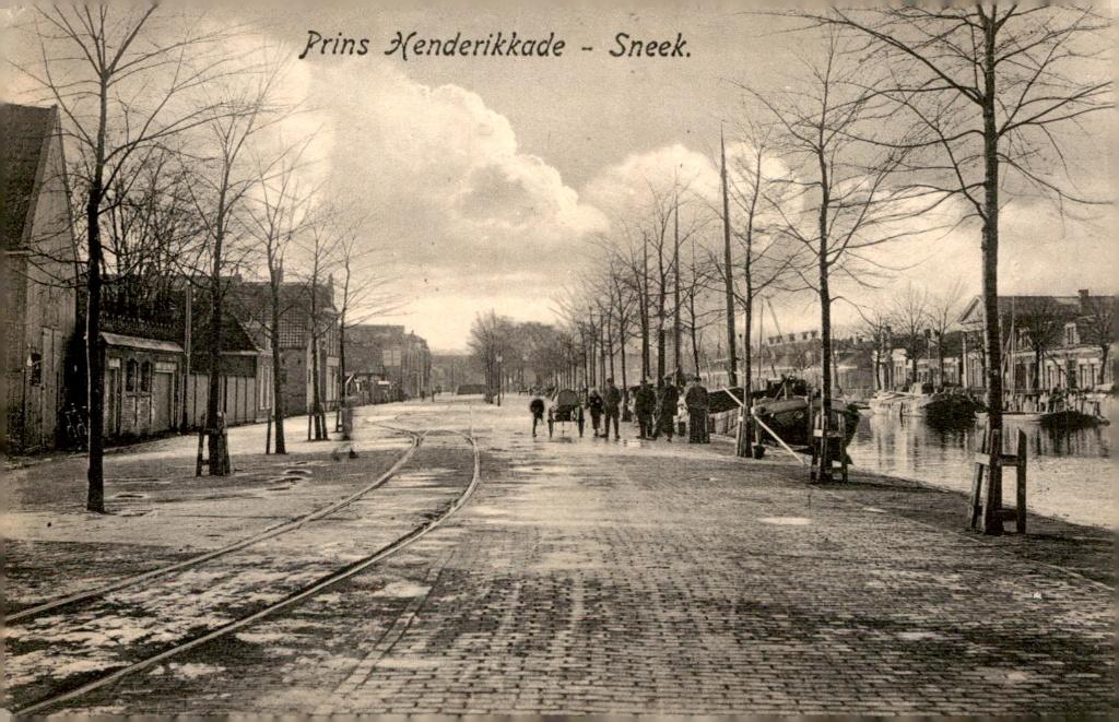Sneek Prins Hendrikkade # 242, Verzenden, 1920 tot 1940, Ongelopen, Friesland
