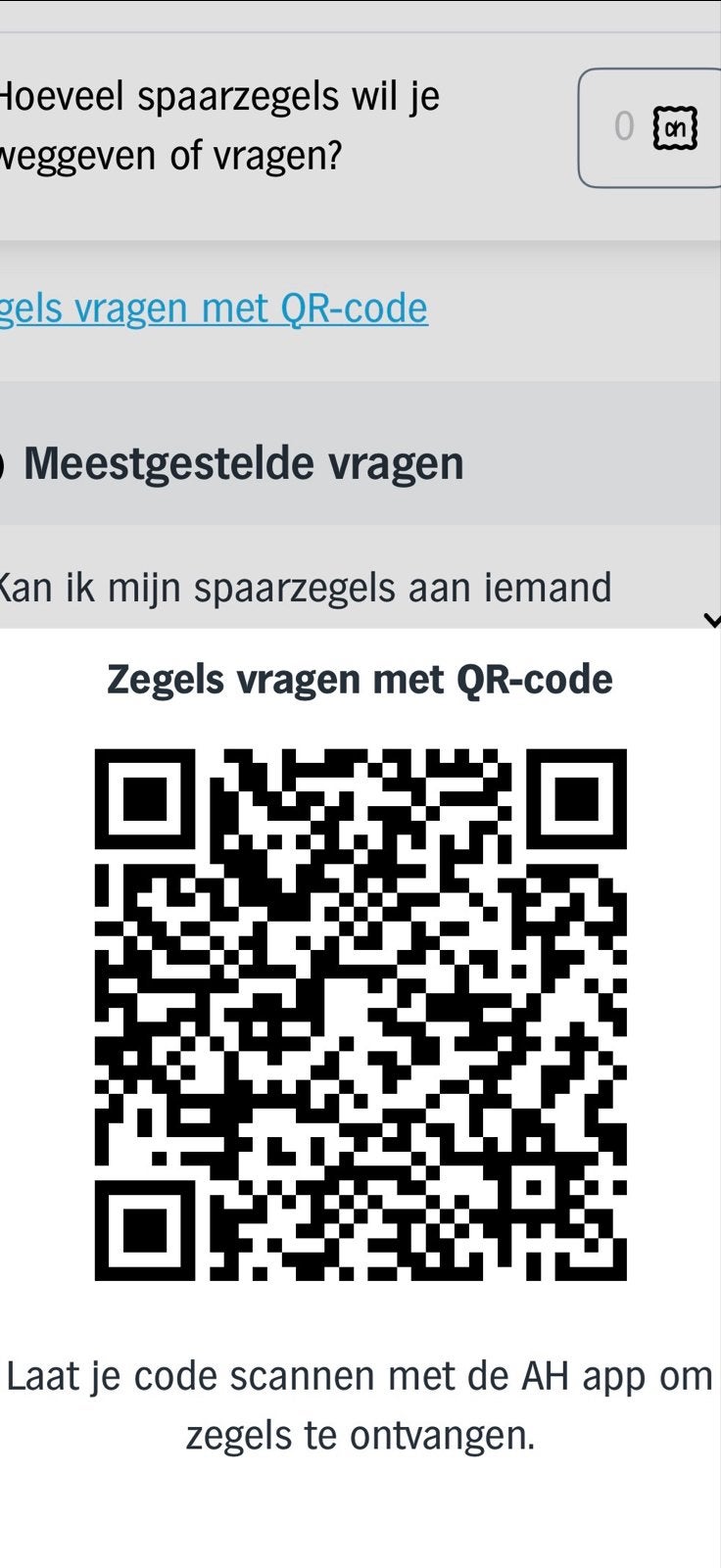 AH pannen spaarzegels voor Maarten, Ophalen of Verzenden, Winkel, Super of Benzinepomp, Zegels, Bonnen of Punten