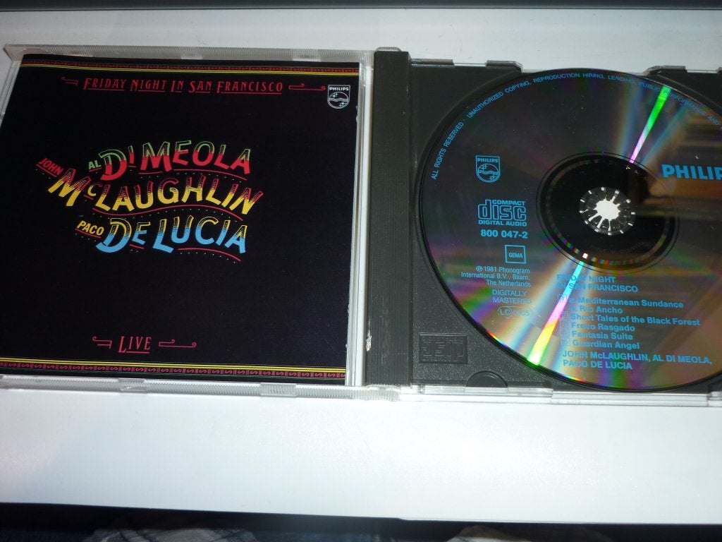 Al Di Meola - John McLauglin Paco DeLuca cd live, Verzenden, Zo goed als nieuw, Jazz