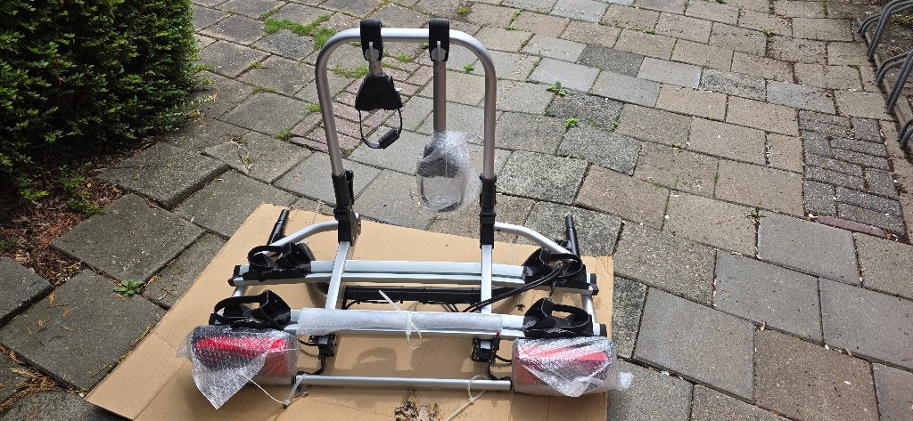 Fietsendrager voor Mini zonder trekhaak, Ophalen, Fietsendrager-accessoire, 2 fietsen, Brede banden