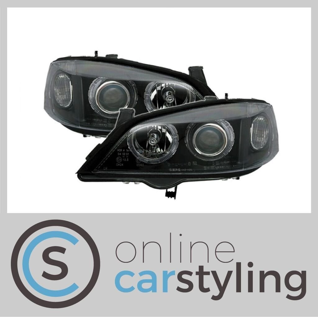 Angel Eyes Koplampen Opel Astra G, Auto-onderdelen, Verlichting, Opel, Nieuw, Ophalen of Verzenden