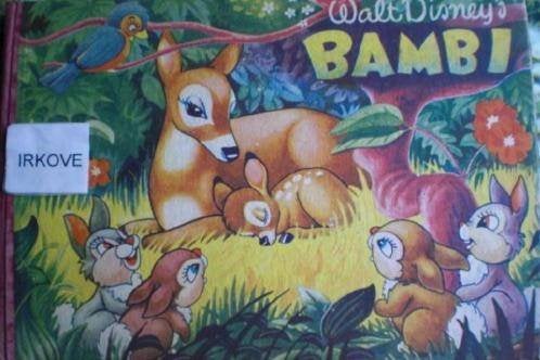 BAMBI * OUD PLAATJESALBUM * Walt Disney *, Verzenden, Gelezen, Walt Disney, Plaatjesalbum