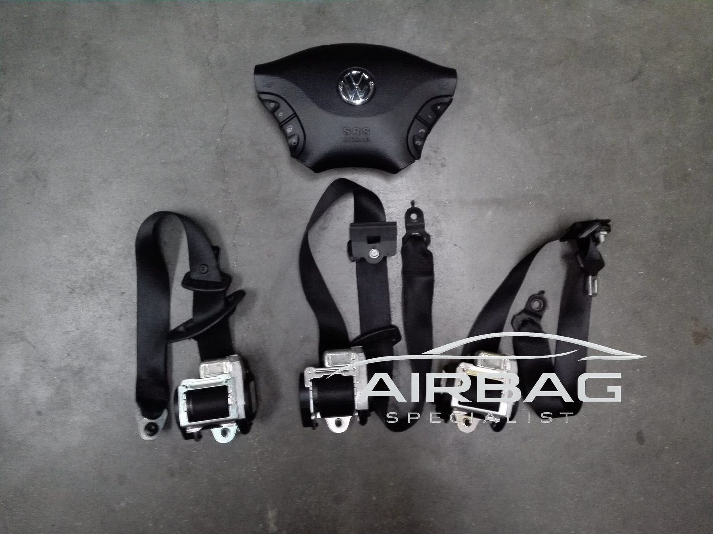Airbag set (stuur airbag  gordel links midden rechts) VW Cra, Gebruikt, -, Volkswagen, -