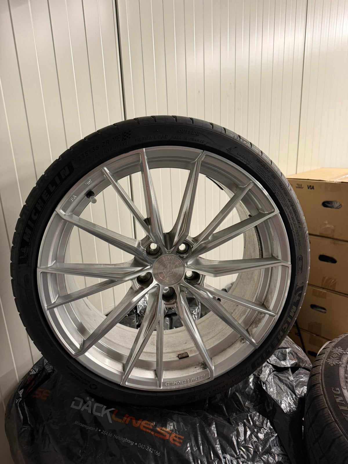 ZGAN 19” inch INOVIT Flow Formed velgen + Pilot Sport 4 S, 19 inch, Ann, Gebruikt, Novit@gmail.com