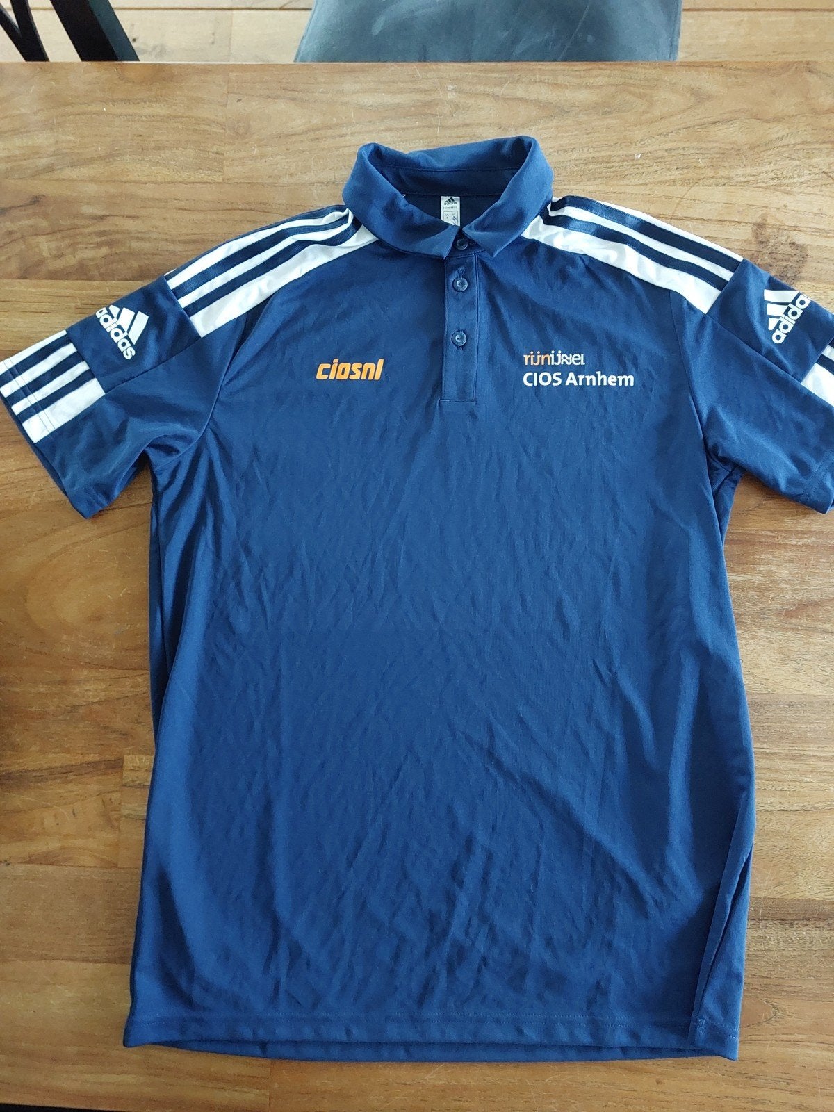 Adidas Polo Sportshirt CIOS Rijn IJssel College, Ophalen of Verzenden, Adidas, Gedragen, Algemeen
